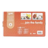Goki houten vrachtwagen dieplader - thumbnail