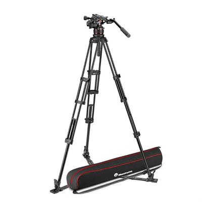 Manfrotto MVK612TWINGA Nitrotech 612 Video Head + aluminium Twin Leg statiefkit