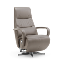 Sta-op Stoel J-104 Grijs Leer - thumbnail