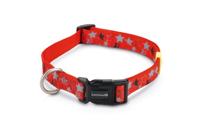 Beeztees Stars - Halsband Hond - Rood - 48-70 Cm X 25 Mm - thumbnail