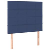 Bedframe zonder matras 120x200 cm stof blauw - thumbnail