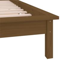 Bedframe LED hout honingbruin 120x190 cm - thumbnail