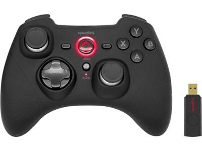 Speedlink RAIT Wireless Gamepad - Zwart (PC/PS3/Switch/Switch OLED) - thumbnail