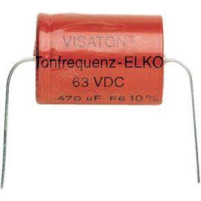 Visaton vs-15/63ba bipolaire elco 15 uf 63 v