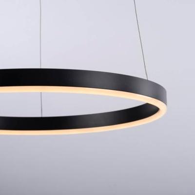 Paul Neuhaus Zwarte led hanglampRitus Ø 40cm - 15393-13