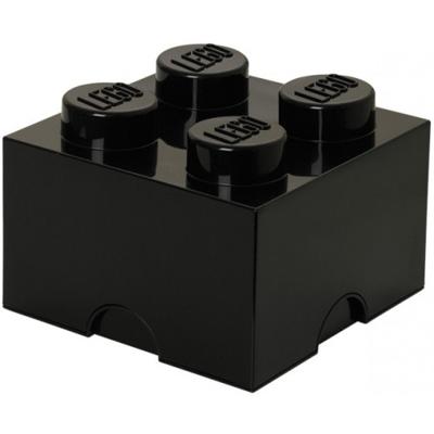 Room Copenhagen LEGO Storage Brick 4 Zwart opbergdoos - thumbnail