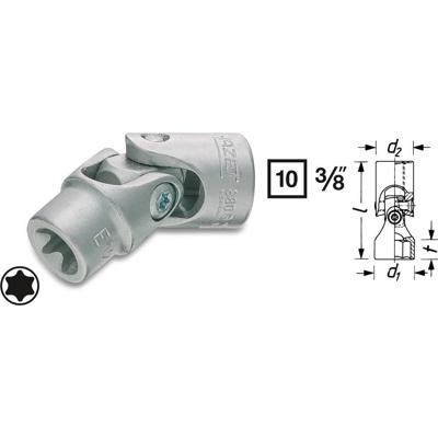 HAZET Dopsleutel 880G-E14 · 3/8 inch (10 mm) vierkant hol · Buiten-TORX®-profiel · SW E14