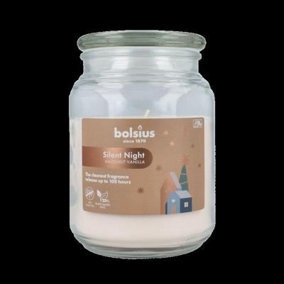Geurglas met deksel silent night hazelnut vanilla 1 Stuks Geurglas met deksel silent night hazelnut vanilla 1 Stuks