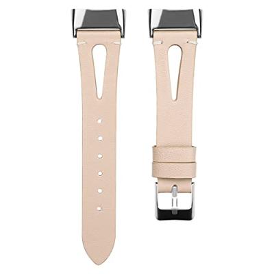 Fitbit Charge 5 & 6 bandje - PU leather - Beige Fitbit Charge 5 & 6 bandje - PU leather - Beige