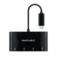Adapter USB-C naar USB NANOCABLE 10.16.4401-BK (10 cm) 10 cm - thumbnail