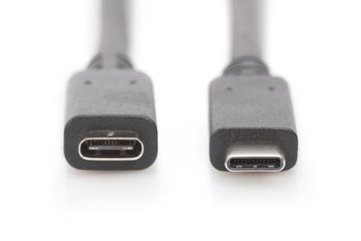 Digitus AK-300210-007-S USB-kabel 0,7 m USB 3.2 Gen 1 (3.1 Gen 1) USB C Zwart