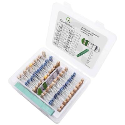 Quadrios 2010P033 2010P033 Metaalfilmweerstand assortiment Axiaal bedraad 0207 0.25 W 1 % 1 set(s)