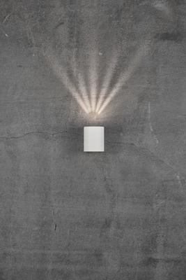 Buitenlamp zwart ingebouwde LED Nordlux &apos;Canto 2&apos; 2x6W warm wit zwart buitenverlichting