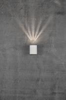 Buitenlamp gevelverlichting stainless steel up & downlighter &apos;Canto 2&apos; Nordlux LED 2x6W warm wit - thumbnail