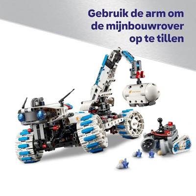 LEGO technic 42211 lunar outpost maanrover ruimtevoertuig