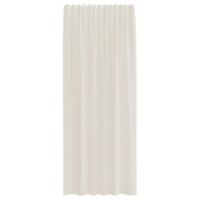 Gordijnen voile met roedezakken 2 st crèmekleurig - thumbnail