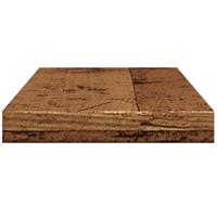 Wandschappen 4 st 40x10x1,5 cm bewerkt hout oud houtkleurig - thumbnail