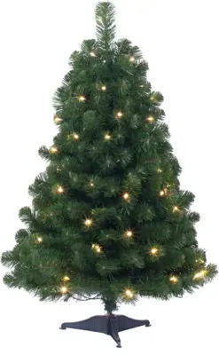 Own Tree tafelmodel kunstkerstboom met batterijverlichting groen 90cm Own Tree tafelmodel kunstkerstboom met batterijverlichting groen 90cm