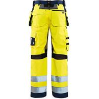 Blåkläder Werkbroek High-Vis met ventilatie 15651811 | High Vis Geel/Marineblauw | Maat 44 - 7330509457047 - thumbnail