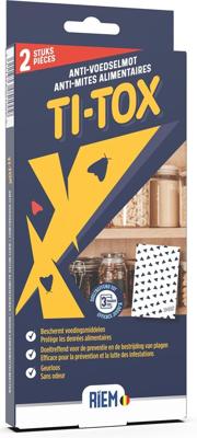 Riem Ti-Tox anti-voedselmot, doos met 2 stuks Riem Ti-Tox anti-voedselmot, doos met 2 stuks