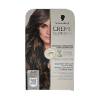 Schwarzkopf Creme supreme 6-0 licht bruin 1 Stuks - thumbnail