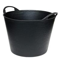 Flexibele kuipemmer zwart 40ltr - thumbnail