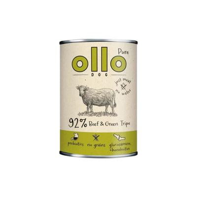 OLLO Pure Beef and Green tripe - natvoer voor honden - 400g