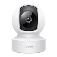 Tapo C202 Interne wifi-camera, ethernet-aansluiting, FHD-bewakingscamera, nachtzicht, microSD tot 512 GB, bidirectionele audio, 360°-weergave, Alexa, Google, akoestisch en helder alarm - thumbnail