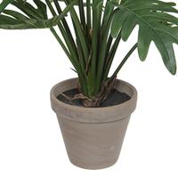 Kunstplant mica philodendron selloum groen in pot - thumbnail