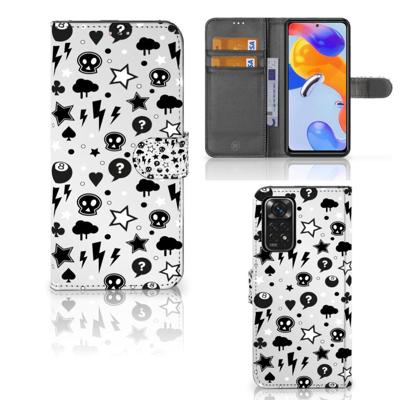 Telefoonhoesje met Naam Xiaomi Redmi Note 11 Pro 5G/4G Silver Punk Telefoonhoesje met Naam Xiaomi Redmi Note 11 Pro 5G/4G Silver Punk