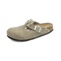 Birkenstock loafers Boston Rivets Suede 1030418 taupe - thumbnail