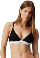 Calvin Klein Triangle Bralette dames - Unlined - Bh zonder beugel - Triangle bh - Katoen modal - M - Zwart - M - M - M - M - M - M - M - M - thumbnail