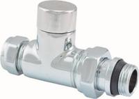 Riko luxe regeltee 1/2&apos;&apos;x15 (M22) knel recht chroom - thumbnail