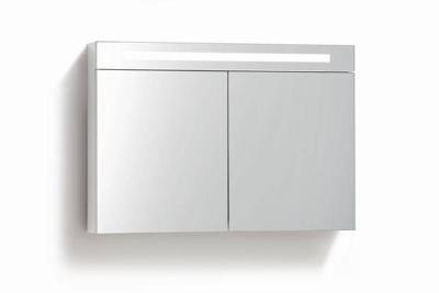 Aqua Royal Spiegelkast 80 cm Tl Verlichting & Stopcontact - Hoogglans Wit