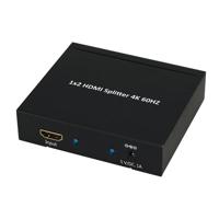 VALUE 4K HDMI Video-Splitter, 2-voudig - thumbnail