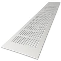 Ventilatiestrip aluminium extrusie 100 mm bruin RAL 8022 - thumbnail