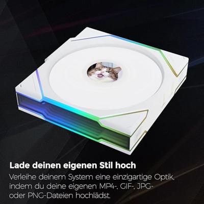 Lian Li UNI FAN TL Wireless LCD Reverse Blade 120mm White Lian Li UNI FAN TL Wireless LCD Reverse Blade 120mm White