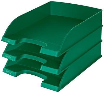 Brievenbak leitz plus standaard a4 groen | 5 stuks