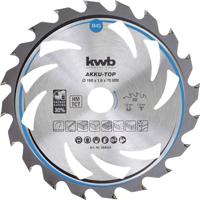 kwb 586154 Hardmetaal-cirkelzaagblad 184 x 16 x 1.2 Aantal tanden: 24 1 stuk(s) - thumbnail