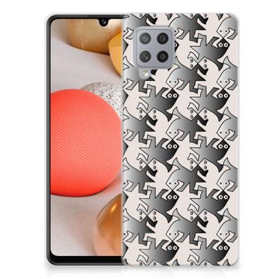 Samsung Galaxy A42 | TPU Hoesje | Salamander Grey Samsung Galaxy A42 | TPU Hoesje | Salamander Grey