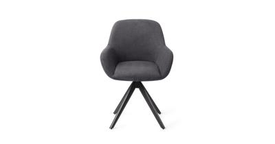 Jesper Home Kushi eetkamerstoel Black-Out turn black