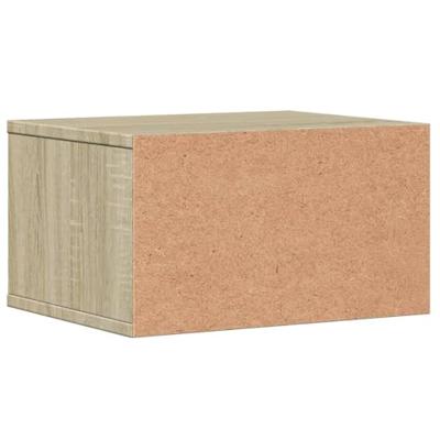 VidaXL Printerkastje 40x32x22,5 cm bewerkt hout sonoma eikenkleurig VidaXL Printerkastje 40x32x22,5 cm bewerkt hout sonoma eikenkleurig