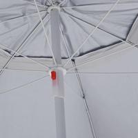 Strandparasol met zijwanden 215 cm antracietkleurig - thumbnail