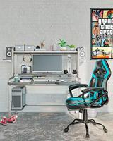 Gaming stoel DRIFT DR50 Zwart Blauw Zwart/Blauw - thumbnail