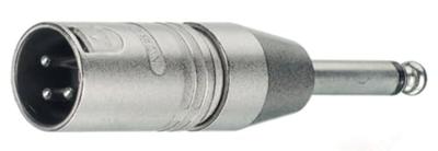 Neutrik NEUTRIK Adapter XLR(M) - 6.35 Jack mono NA2MP