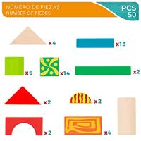 Boot met Bouwblokken Colorbaby (50 pcs) - thumbnail