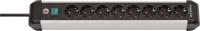 Brennenstuhl 1391030800 Alu-Line PDU | Stekkerdoos | 16A met 8x Type F Stopcontacten | Aan/uit Schakelaar | 3 meter - thumbnail