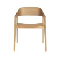 Dutchbone Eetkamerstoel 'Westlake' Eikenhout, kleur Naturel - thumbnail