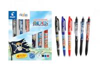 One Piece 6-pack Rollerball pen FriXion Ball & Ball+ Limited Sticker Edition LE 0.7 - thumbnail