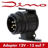 DINO 130007 Aanhangeradapter [Stekkerdoos, 13-polig - Stekker, 7-polig] ABS kunststof - thumbnail